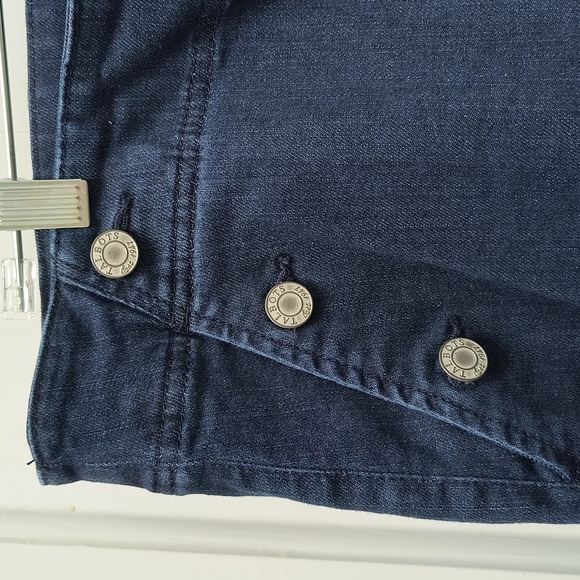 Talbots Dark Blue Wash Denim Jeans - size 14 - Picture 4 of 6